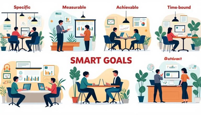 découvrez 5 exemples concrets d'objectifs smart pour améliorer votre performance professionnelle et atteindre vos ambitions avec efficacité.