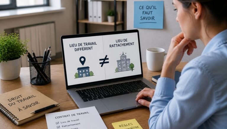 Lieu de travail différent du lieu de rattachement : ce qu&rsquo;il faut savoir