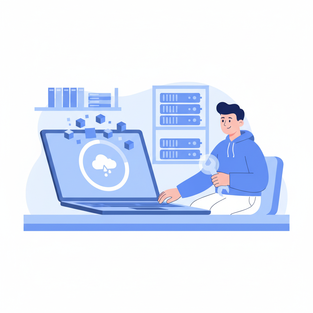 espace de stockage gmail plein illustration