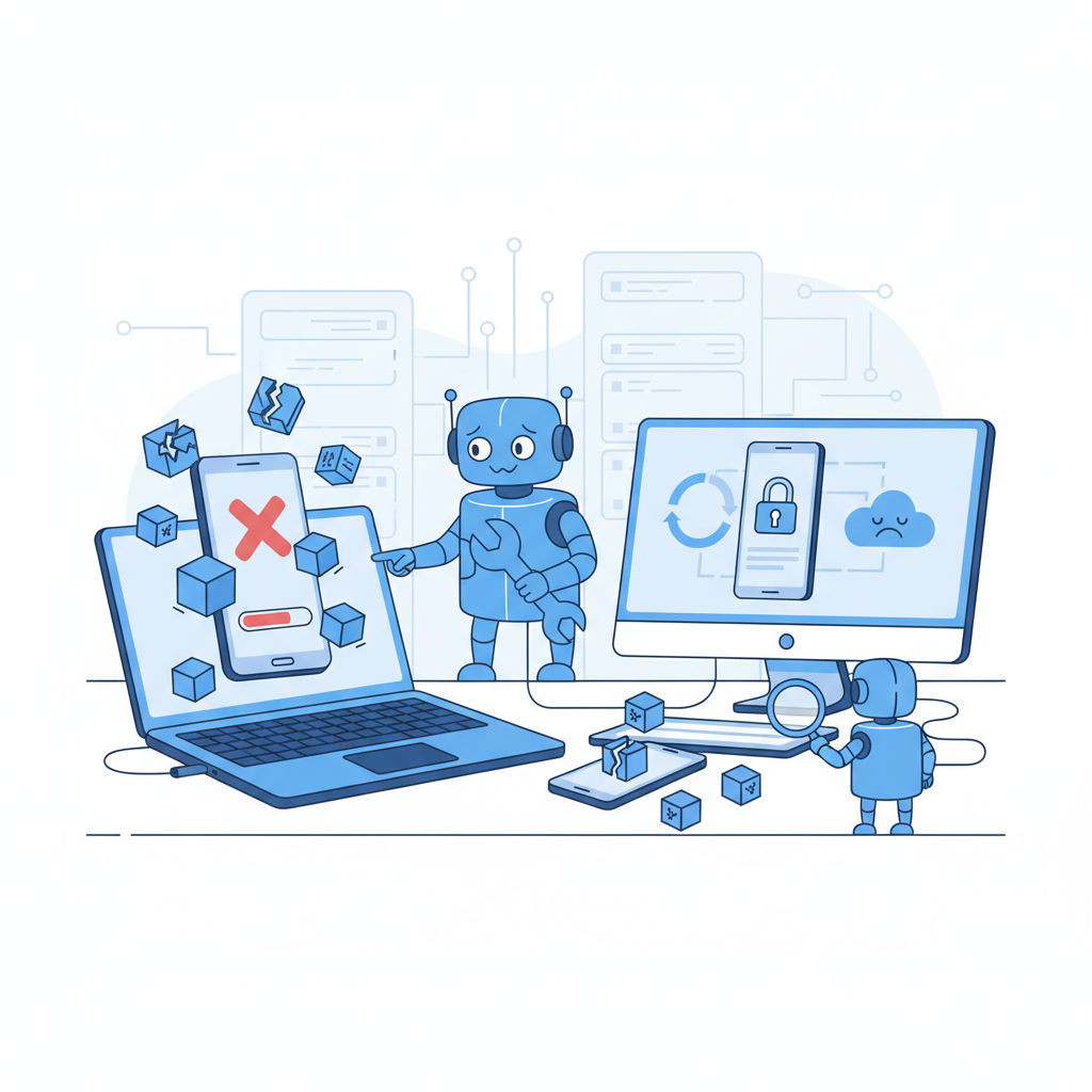 stockage insuffisant android illustration
